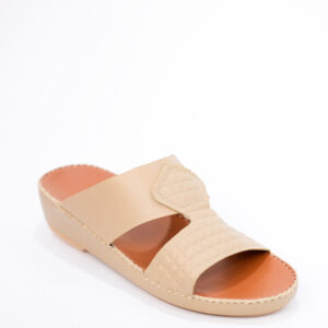 AMK Arabian Men’s Slipper – Elegant Brown Leather