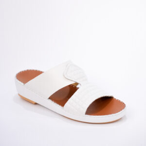 AMK Arabian Men’s Slipper – Ivory White