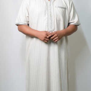 AMK Men's Classic Striped Arabian MAGRIBI Jalabiya